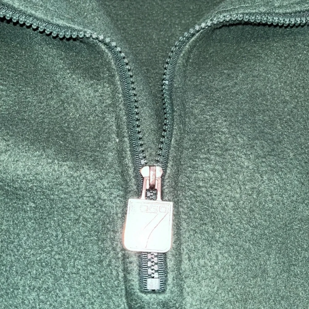 Vintage Logo 7 1/4 Zip Fleece Pullover Green Bay Packers - Picture 4 of 8